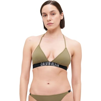 Calvin Klein Triangle RP Bikinitop dames Groen S/36
