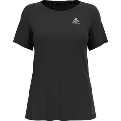 ODLO T-shirt s/s crew neck ESSENTIAL CHILL-TE - black - Vrouwen - Maat S