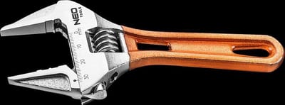 NEO - Verstelbare Sleutel - 139 mm - Chroom-Vanadiumstaal - Antislip Handvat
