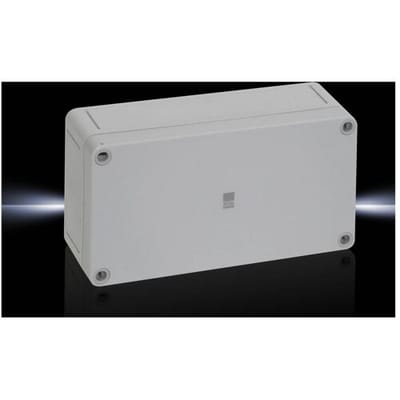 Rittal PK 9512.000 Installatiebehuizing 180 x 94 x 57 Polycarbonaat Grijs-wit (RAL 7035) 2 stuk(s)