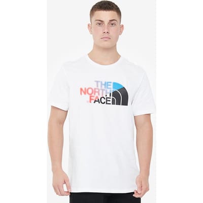 The North Face Bad Glasses T-shirt in Clear Lake Blue / TNF White
