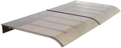 Deurluifel Polycarbonaat - Afdak voor deur - Bescherming tegen weer - Robuust ontwerp - 40x150cm - Bruin