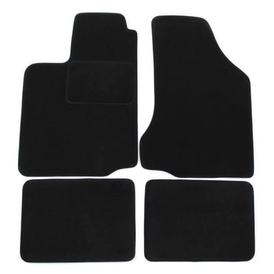Tapis de sol - Seat - Cordoba II - Velours noir - 4 pièces - Ajustement précis