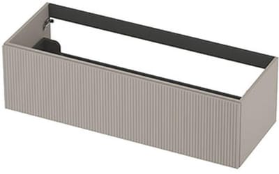 INK - Onderkast 1L Gelakt Gefreesd Tbv Greep - 1200x450x350 Mm - Kasjmier Grijs