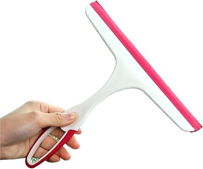 Reinigingsgereedschap Ramen - Glaswisser Set - Streeploos Reinigen - Comfortabele Handgreep - 2 Stuks - Roze
