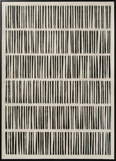 Schilderij - Wandddecoratie - 3D - Stripes - 83x123cm - met lijst