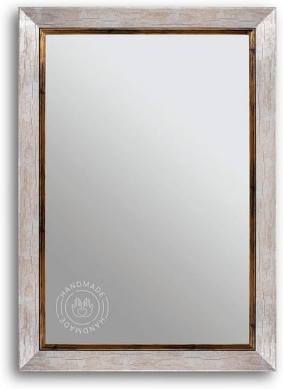 Antieke wandspiegel 60x180 cm met decoratieve lijst | Shabby Chic Vintage Barok Stijl Spiegel