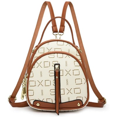 Nieuwe Handtas Enkele Schoudertas Crossbody Tas Mini Dubbele Rugzak Dambord Meerlaags Waterdicht Modieus Hot Mom Tas white