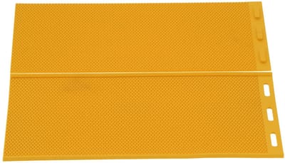 Dailygoods- Bijenwaspersvorm 2-delig - Rubber Kamfunderingsblad 5,4 mm - Bijenteeltaccessoire - Duurzaam - Slijtvast - Gewicht 582 g - Bijenwasvorm