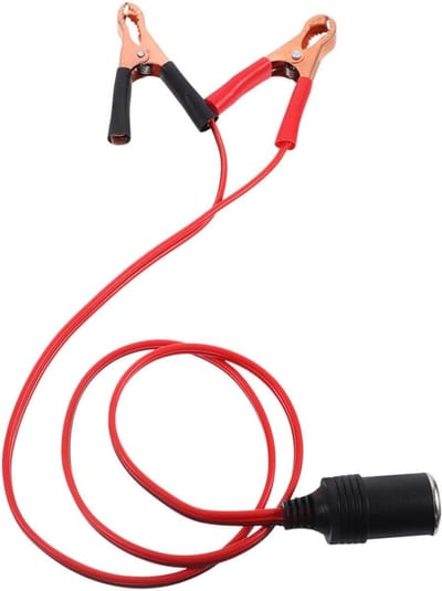 Startkabel Elektrische Voertuigen - Boosterlijn Autokabelset - Noodsituaties Oplossen - Hoge Temperatuur Weerstand - 1 Meter - Rood