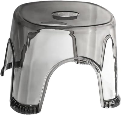 Douchekruk Transparant - Badkamer Stoel - Veilig Douchen - Antislip Zitting - Compact Formaat - Transparant