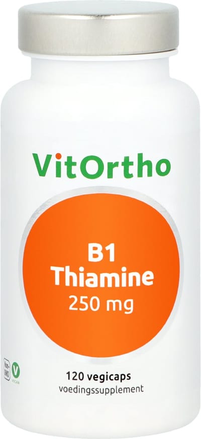VitOrtho B1 thiamine 250mg 120 Vegetarische capsules