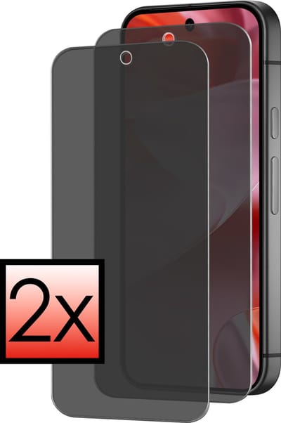 Screenprotector - 2 Stuks - Geschikt voor Google Pixel 9 - Privacy Filter - Beschermglas - Gehard Glas - Tempered Glass - Screen Protector - Anti Spy - Full Display Cover