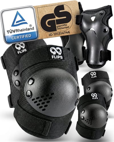 Skate Kniebeschermer Set - Bescherming Kinderen Knee en Elbow Bescherming - Skaten Protection Beschermset
