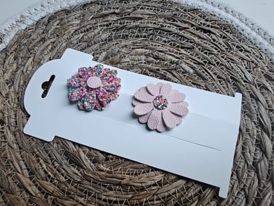 Antislip haarspeldjes Flower roze - kinderknipjes - Kinderhaaraccessoires - Haarspeldjes - Haarknipjes meisje - Haarknipjes baby - Haaraccessoires meisjes - Haarspeldjes baby - Kinder haarspeldjes - Kinder haarclips - Haarspeldjes kind