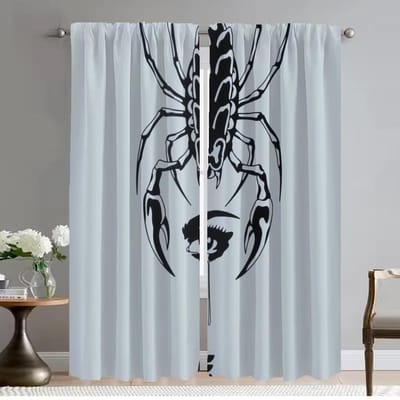 Moderne Woonkamer Gordijnen voor Camera Antipartitie Tule voor Slaapkamer Verduisterend Gordijn Huisinterieur Gordijnen 2 Stuks Keuken W50xH70cmx2pcs-CL gray