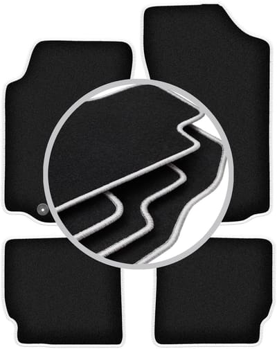 CARLUX-SILVER automatten voor: Peugeot 306 cabrio (1993-2001)