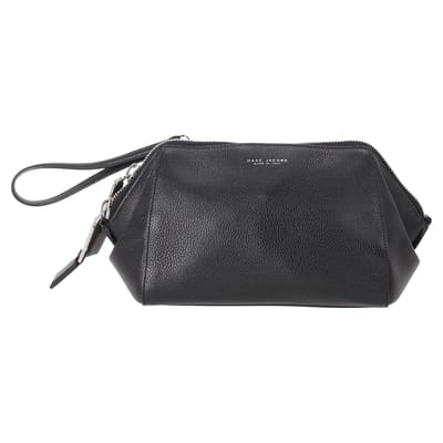 Marc Jacobs Vanity Pouch Tas in Zwart Leer