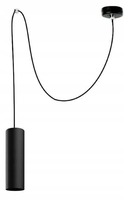 Lampex Aranos 1 Hanglamp - Moderne zwarte metalen designlamp