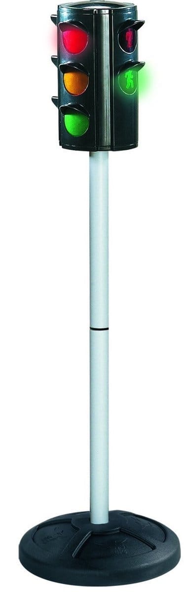 BIG - Verkeerslichten - 71 cm hoog - Automatische lichten - Buitenspeelgoedverkeersset