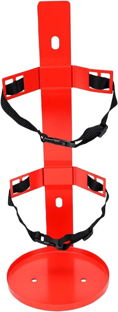 Brandblusser Muurbeugel - Brandblusser Houder - Veiligheid Opslag - Snelsluiting Toegang - 67 Inch Lade - Zwart
