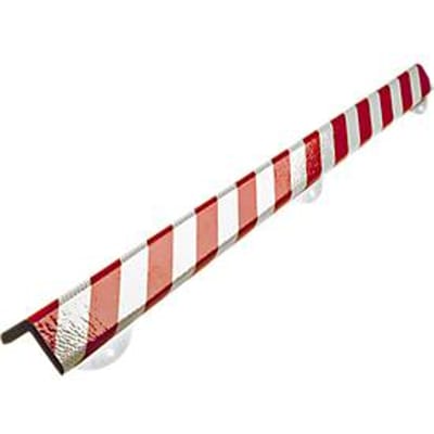 Wall Protection Kit, type H+, 1 m/stuk, wit/rood reflecterend