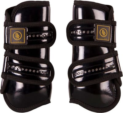 Lakleren paardenlaarzen met stras BR Equitation Pro Max
