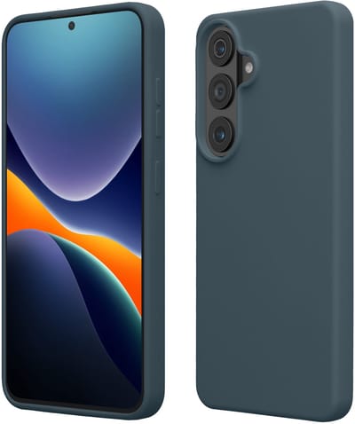 kwmobile telefoonhoesje geschikt voor Samsung Galaxy S26 Plus - Hoesje met siliconen coating - Smartphone case in leisteen