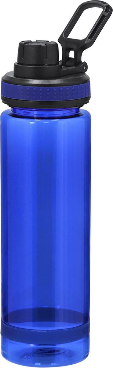 Bellatio Design Waterfles/drinkfles sport bidon Olympic Champion - blauw - RPET kunststof - 700 ml - schroefdop