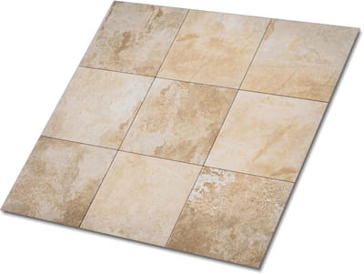 Tulup PVC Tegels - Steentextuur Vinyl Tegels - 30 cm x 30 cm - Bruin Vloer Tegels PVC - 9 stuks - Vinyl Vloer Tegels - Industrieel Plaktegels - Zelfklevende PVC Tegels - Plaktegels keuken en Badkamer