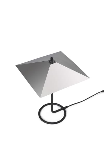 Ferm Living Filo Tafellamp Vierkant Zwart/ Spiegelgepolijst