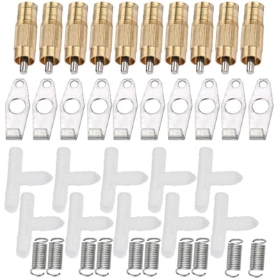 Lot de 10 Abreuvoirs Automatiques à Pipette en Acier Inoxydable pour Lapin Rat Furet Type 2