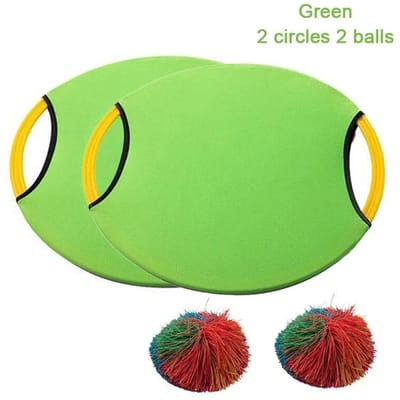 Stuiterende cirkel Bal gooien en vangen Spellen Zintuiglijke training voor kinderen Speelgoed Ouder-kind interactie Buiten Zomer Leuke sporten