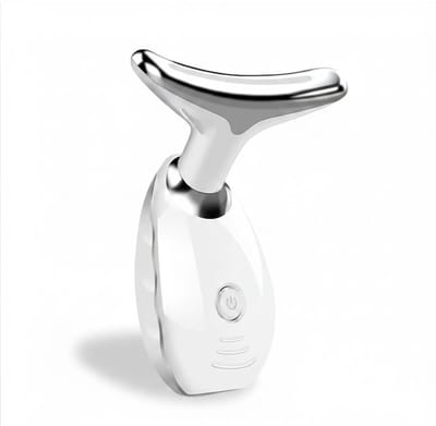 KIRA® Gezichtmassage Apparaat - Gezichtmassage Apparaat Elektrisch - Facelift Apparaat - Wit - 15cm x 12cm x 4cm
