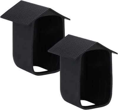 2 Stuks - Weerbestendige siliconen behuizing - silicone behuizing voor bewakingscamera - waterdichte - uv-bescherming - zacht - duurzaam - Home Security Camera systeem - Camera siliconen beschermhoes