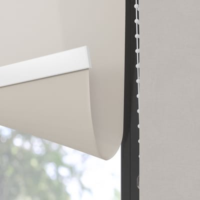 Dutchblinds Rolgordijn - lichtdoorlatend - Beige - 50x190cm - Raamdecoratie op maat