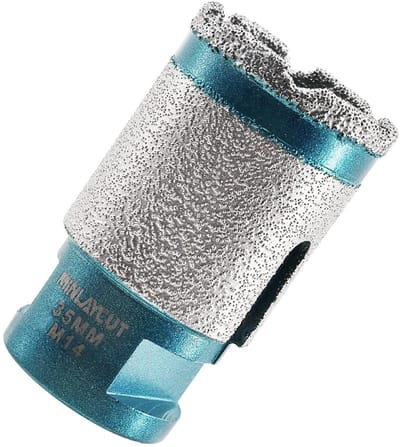 Diamantboor voor Tegels en Graniet 35mm M14 Schroefdraad