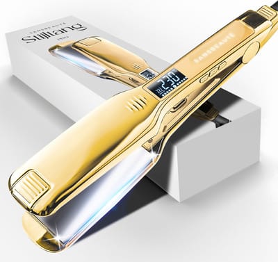 Sansbeauté® Professionele Stijltang - 2 in 1 - Krultang - Stijltangen - Hair Straightener - Snel Opgewarmd - 80℃ t/m 230℃ - Steilen & Krullen - Hot Comb - Haartang - Haar stijltang - Lisseur Cheveux - ION technologie