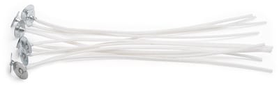 TopWosk - Katoenen Lonten met Plaat - 16 cm - 10 stuks - Geïmpregneerd