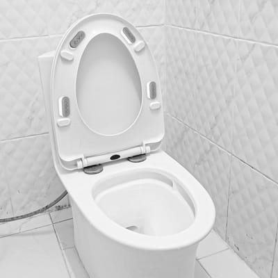 8 universele toiletstoelafstandhouders - Sterke zelfklevende rubberen bumpers voor wc-deksel