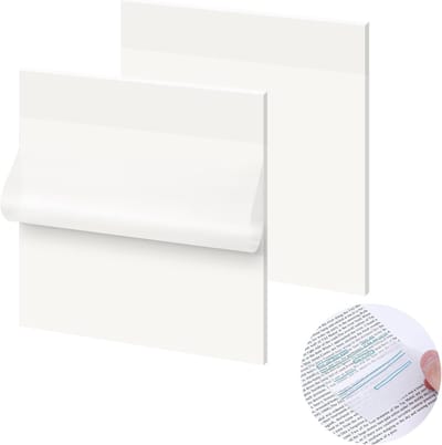 Transparante Zelfklevende Notitieblaadjes - 100 Vel