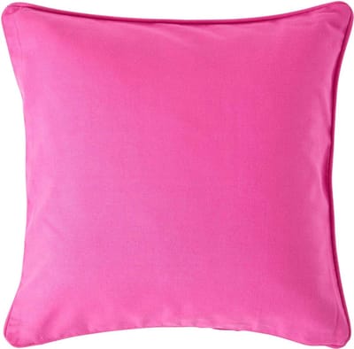 Homescapes roze katoenen kussenhoes, 30 x 30 cm