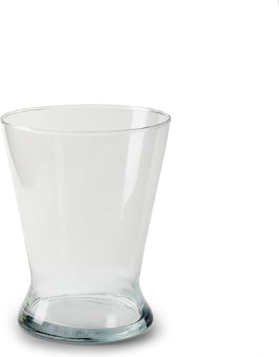 Jodeco Bloemenvaas Xana - helder transparant - glas - 15,5 x 19 cm