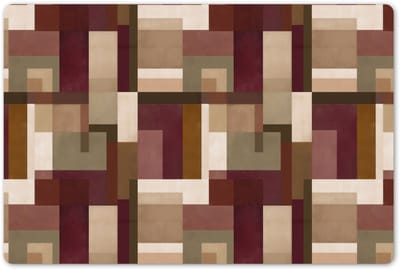 Placemats 45x30 cm - Placemat kunststof - 1 stuk - Modern - Geometrie - Kleurrijk - Borden onderleggers - Decoratie voor op tafel - Keuken tafeldecoratie accessoires - Vinyl onderlegger - Tafelversiering