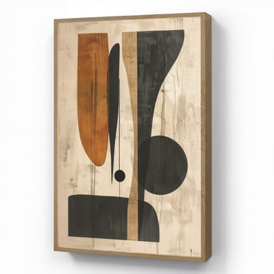 Wandlamp 60x90 cm - Oplaadbaar - Abstract - Kunst - Vormen - Modern - Wandlampen binnen woonkamer - Slaapkamer lamp - Decoratieve nachtlamp - Vloerlamp draadloos