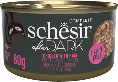 Schesir After Dark Bouillon Kip & Ham - 12 x 80 gr - Voordeelverpakking