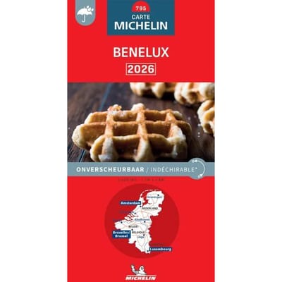 Michelin Wegenkaart 795 Benelux Scheurvast 2026 - Nationale Kaarten Michelin