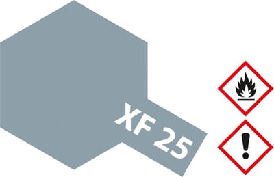 Tamiya Hobbyverf Acrylverf - XF-25 Light Sea Grey - Matt - Acryl - 23ml Verf potje - 23 ml