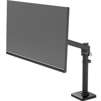 Ergotron NX monitorarm, bureaubevestiging, tot 34", 8 kg, in hoogte verstelbaar, kantelbaar, draaibaar en roteerbaar, zwart