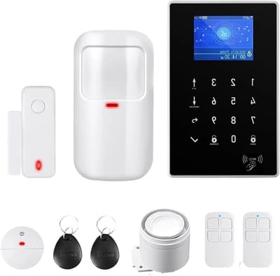 Alarmsysteem - Beveiligingssysteem - Huis Beveiligen - WIFI GSM Connectiviteit - 3 x 2 x 1 cm - Wit